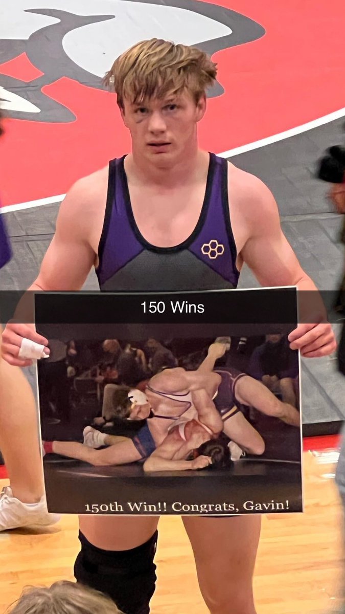Congratulations on your 150th career win Gavin. 👍💪🤼‍♀️