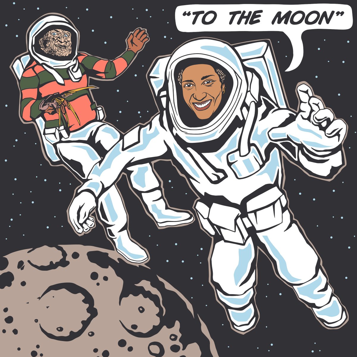 We are thrilled to announce that <a href="/DrSianProctor/">Dr. Sian “Leo” Proctor</a> has officially brought Friendly TO THE MOON! Check them out here🌑🚀👇
opensea.io/collection/fri…