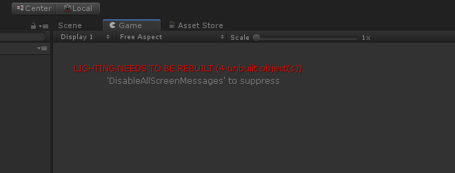 Want to make Gamers™ think you're using Unreal Engine while you're secretly using Unity? Add this prefab to your game and it'll show the iconic Unreal 'lighting needs to be rebuilt' message. It'll fool anyone!

github.com/KenneyNL/Unrea…

#gamedev #unity #UnrealEngine