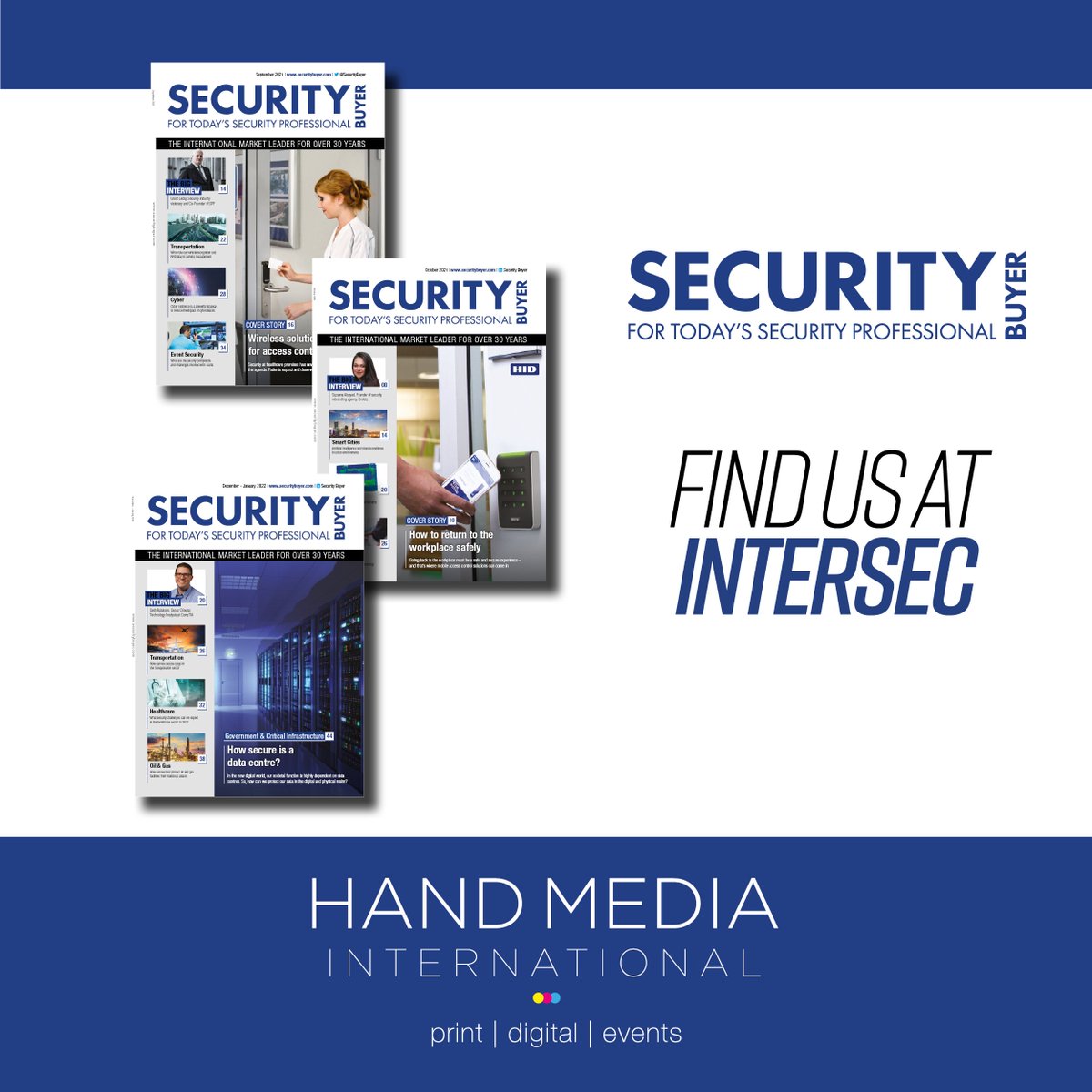 SecurityBuyer's tweet photo. Good morning @IntersecExpo! The team from Security Buyer are looking forward to meeting everyone today. #Intersec2022 #security @PittockJon https://t.co/2UNzQwjBda