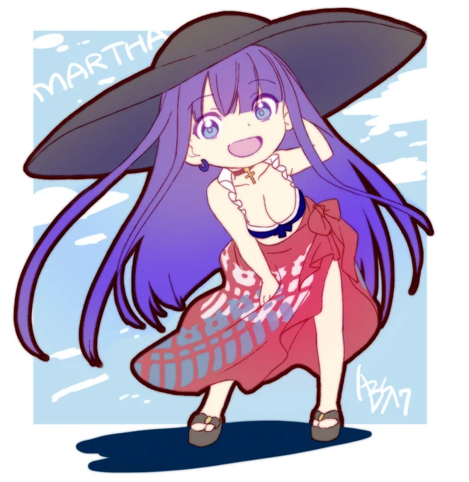 過去絵から引っこ抜きマルタさん 