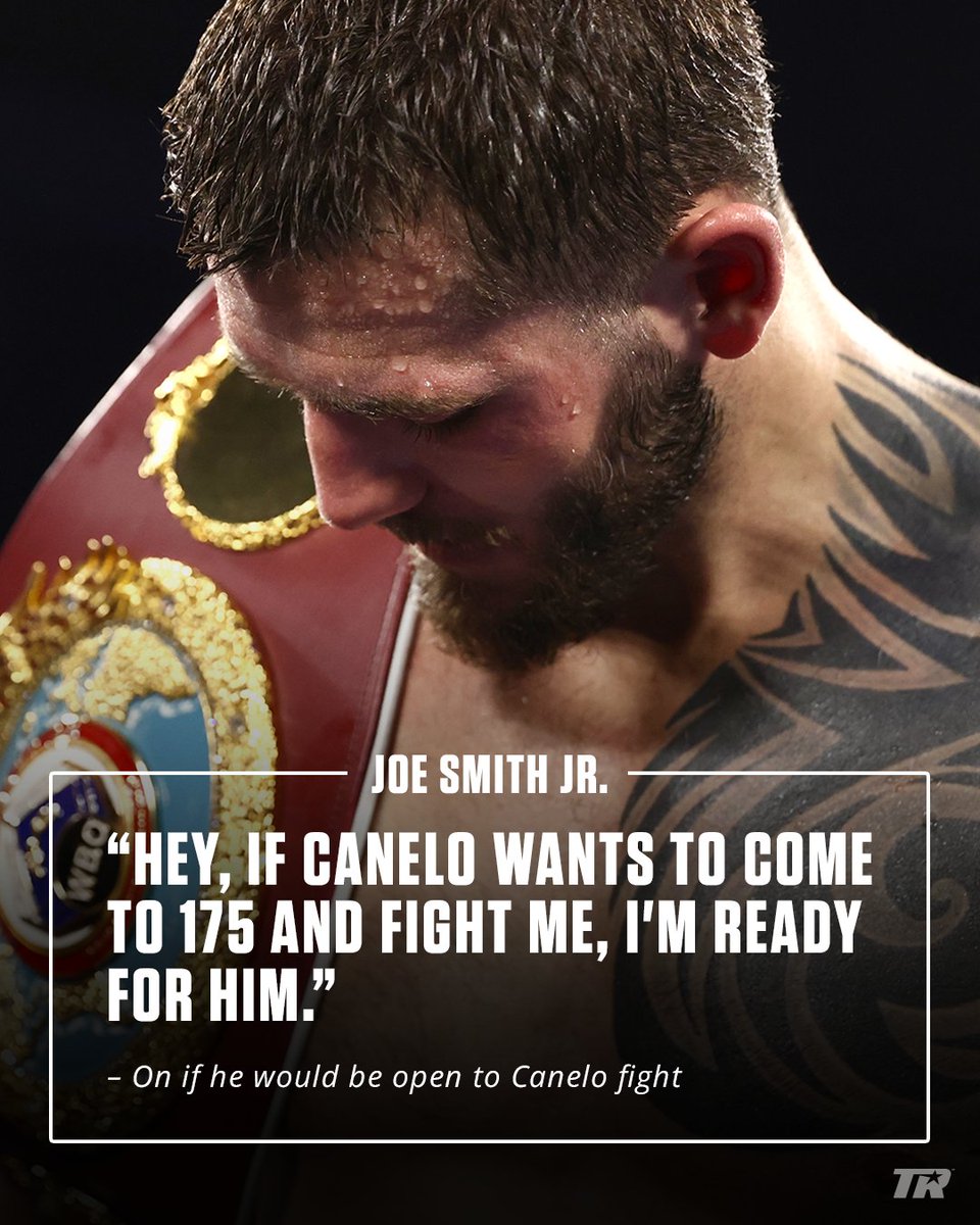 Not shying away from the pound-for-pound list 👀 #SmithGeffrard