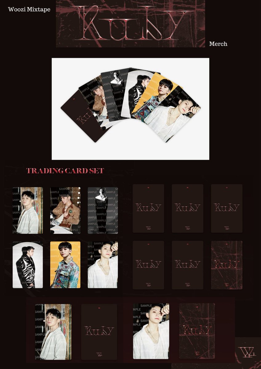 SEVENTEEN Woozi Mixtape 'Ruby' Official Merch