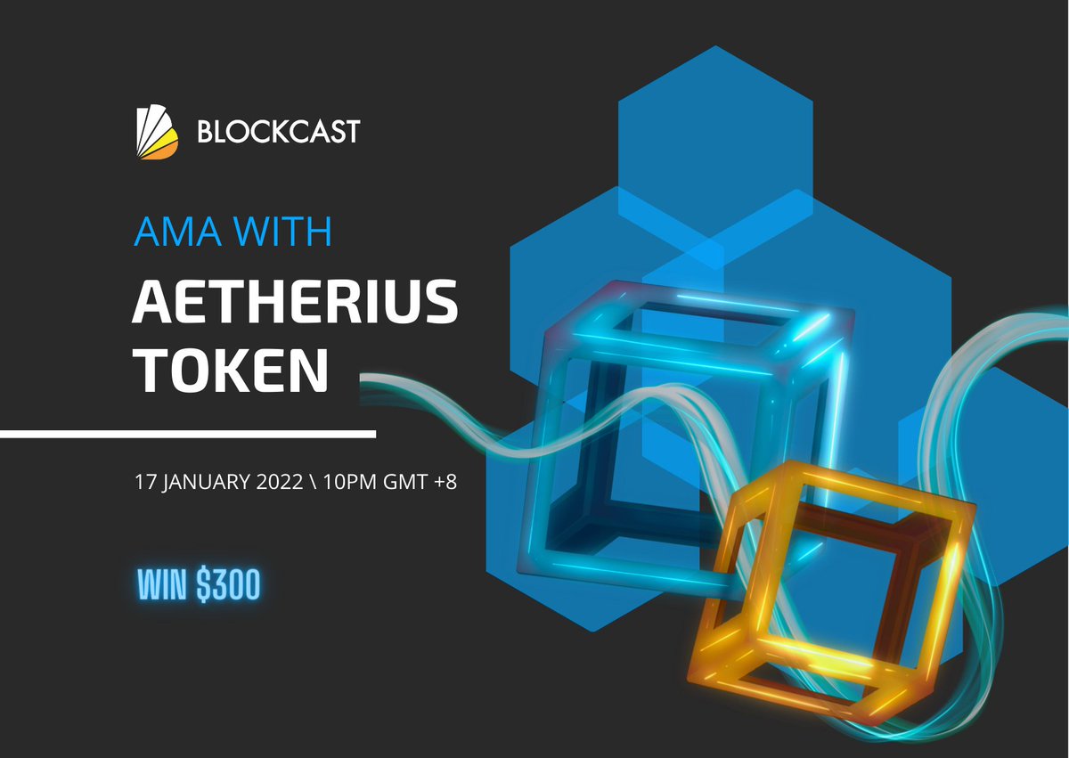 Blockcastcc's tweet photo. .@Blockcastcc will host AMA with #Aetherius on 17 Jan at 10 pm GMT+8. 

- Get ready your questions
- 10 Live/ 10 FB 
- $300 total to be won

- Pls show appreciation by FOLLOWING our supporters:
@Token_AETH
@jennyzheng719
@anndylian

Join us at https://t.co/SdXg2TJW3y https://t.co/sa9DsbHNw0