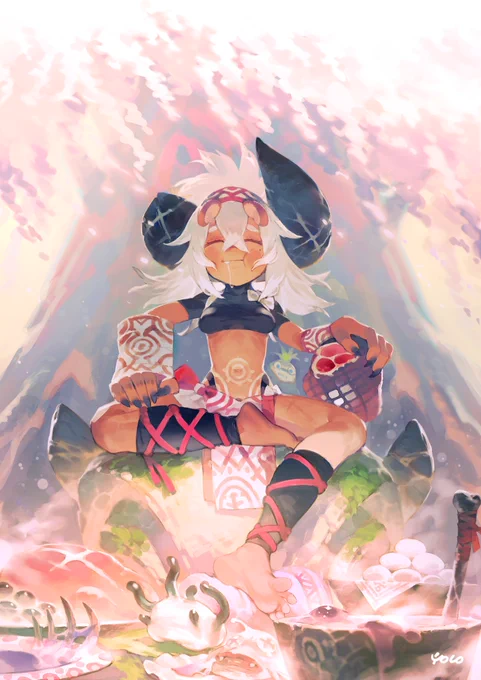 Meet Kadokuro, a gourmet sporting a hefty black horn. Join her on a journey to collect prized ingredients in a brave new fantasy world.

Every bidder will recive an original sticker.

https://t.co/nbmDcV5v4T 