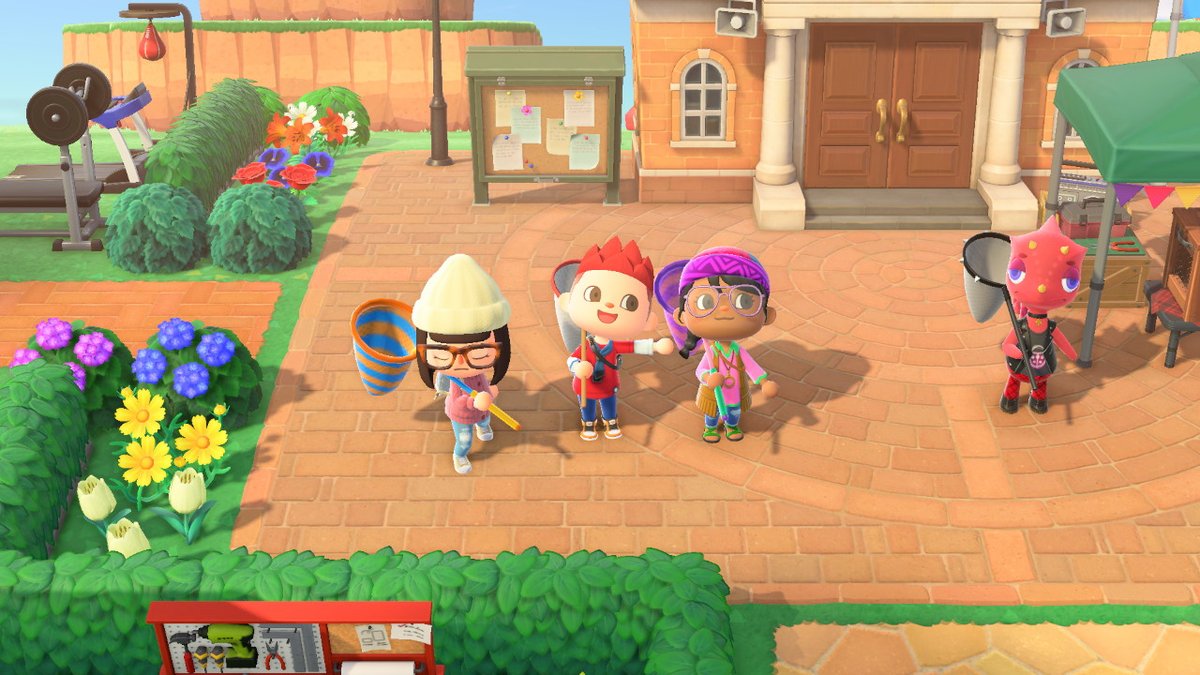 Dierods_Agent's tweet photo. jugando en el torneo de bichos, gracias por venir @txaguaFern@sappstalAC y Laura, estuvo entretenido ;) #AnimalCrossing #ACNH #NintendoSwitch https://t.co/zwWbDmpzDk