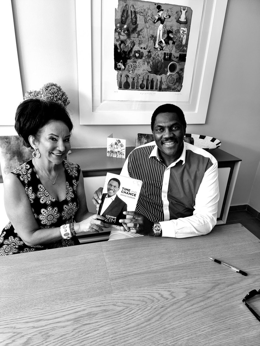 gina_din's tweet photo. Until the Lion learns to write the story will glorify the hunter. Delighted my friend Lazarus Zim has written his book Time and Change. Lazarus is an authentic leader and an inspiration for staying authentic and humble. @ExclusiveBooks #shapingafricanconversations https://t.co/ePvhoS6wnA