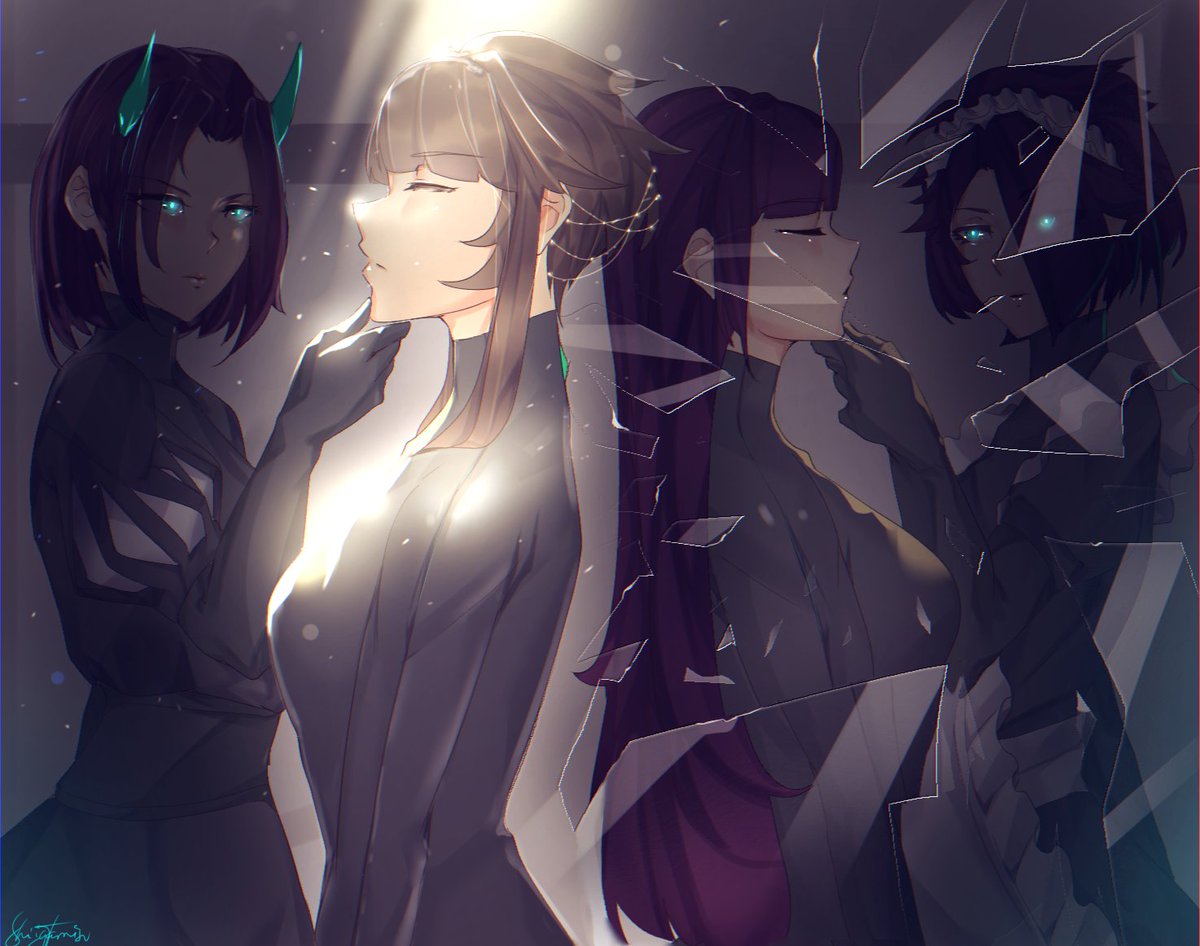Shiigamisu's tweet photo. Like Mother like daughter.
#maids #lightnovel #digitalart https://t.co/xQ4jE6j4ee