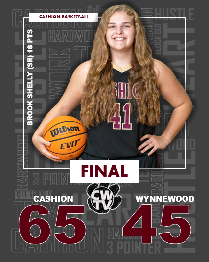 HUGE ROAD VICTORY FOR CASHION GIRLS!
Cats turn 2nd straight 20+ point victory!

All around performance for Senior <a href="/BrookShelly12/">Brook Shelly</a> with 18 points!

#MeganShafer 14 points
<a href="/lojenk13/">lauren jenkins</a> 11 points
<a href="/sydneyyowens/">sydney owens</a> 9 points

Catch game archive on cashionwildcats.tv <a href="/bestone/">Brad Stone</a>