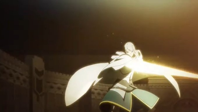 shittyanimedets's tweet photo. In Fate/Grand Order The Movie: Wandering; Agateram (2020), Bedivere is shown to use his metal arm as a blade despite it not having one. This is because he is actually Edward Elric and used Alchemy to turn arm into a sword.

Credit: @th3__guy https://t.co/XfMTiwSgE0