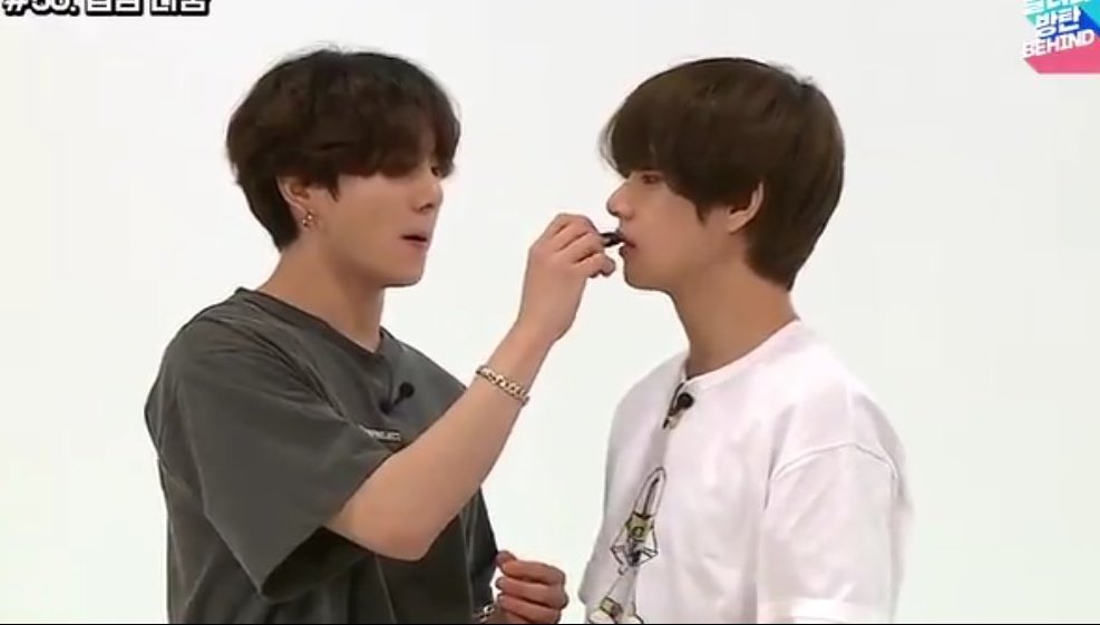 "BTS always taking the best care of their baby Taehyung"
—An endearing thread;