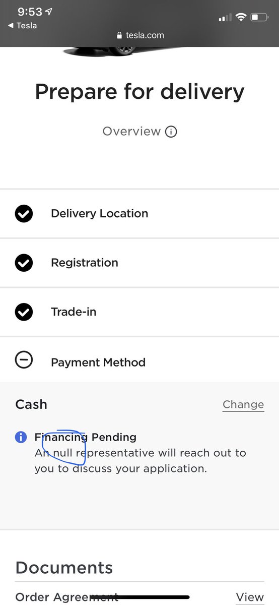 NuHead's tweet photo. Placed an order in June 2021. Delivery date keep on pushing out to Jan to Feb to Mar. Is chip shortage the only problem? No phone calls to update on the delivery date. Web portal is broken as you see below. Can someone at least confirm my car is not forgotten? @Tesla @elonmusk https://t.co/NjUh7uFNHi
