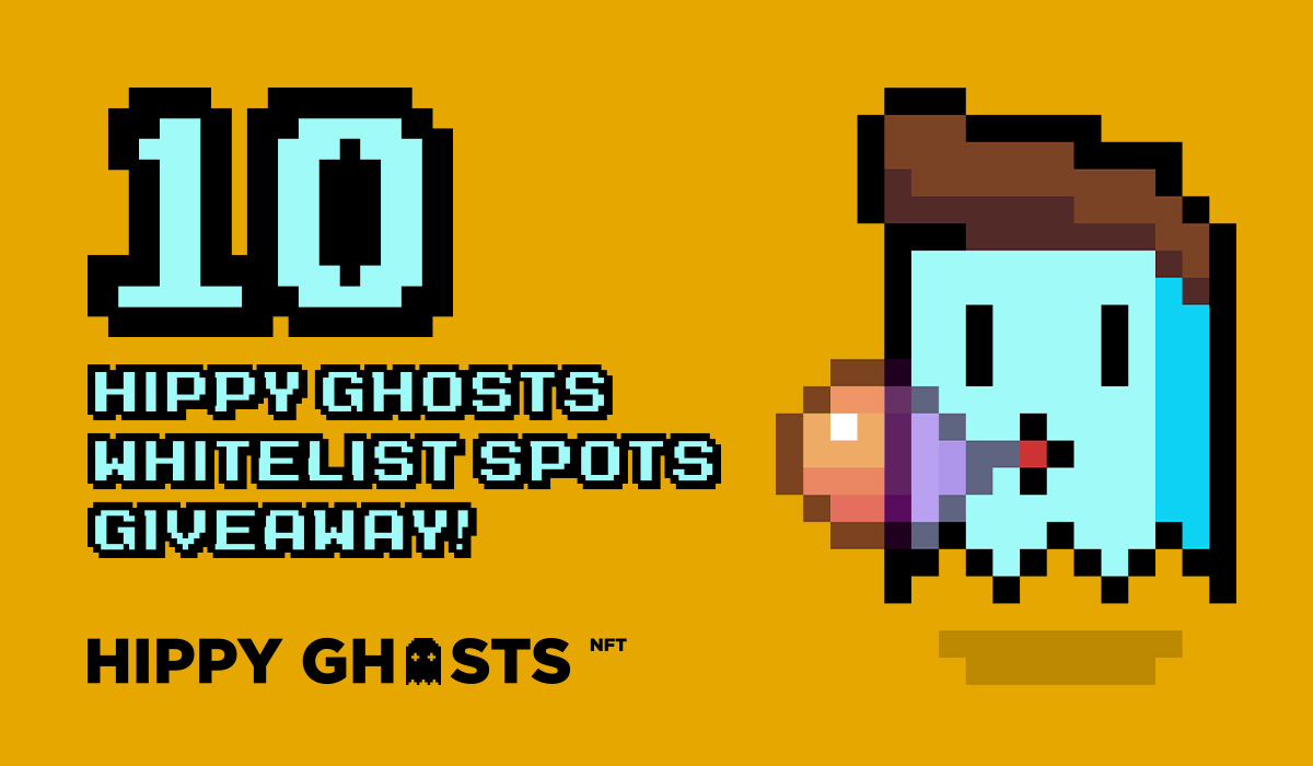 hippyghosts's tweet photo. 🎉10 𝗪𝗛𝗜𝗧𝗘𝗟𝗜𝗦𝗧 𝗦𝗣𝗢𝗧𝗦 𝗚𝗜𝗩𝗘𝗔𝗪𝗔𝗬 🎉

We are giving away 10 𝘄𝗵𝗶𝘁𝗲𝗹𝗶𝘀𝘁 spots, get into ghostverse now!👻

HOW TO ENTER👇

- Like &amp; RT &amp; Follow(@hippyghosts)
- Tag 3 friends
- Join our discord: https://t.co/m7e7VaehOH https://t.co/CLJReLu9rM
