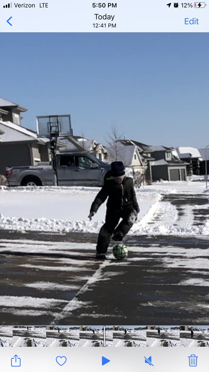 BremerSoccerMom's tweet photo. Lots of extra touches (and fun) today. #PreODP #SnowSoccer https://t.co/v4pvI6ju3l