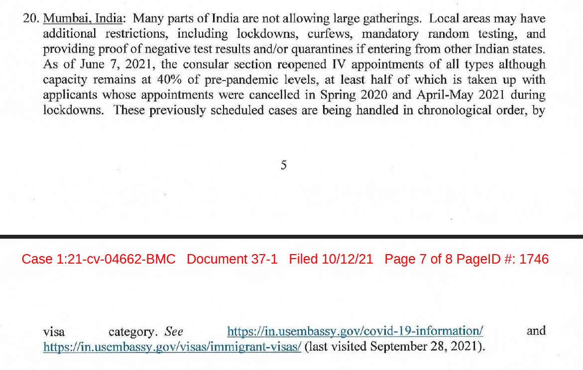 curtismorrison's tweet photo. Just after @statedept Acting Division Chief Francis Chris Lanning explains all the reasons @USAndMumbai cannot set immigrant visa interviews, the embassy brags about interviewing "a record number of students." 

Couldn't make this up we tried. https://t.co/YQVxB42JQ9
