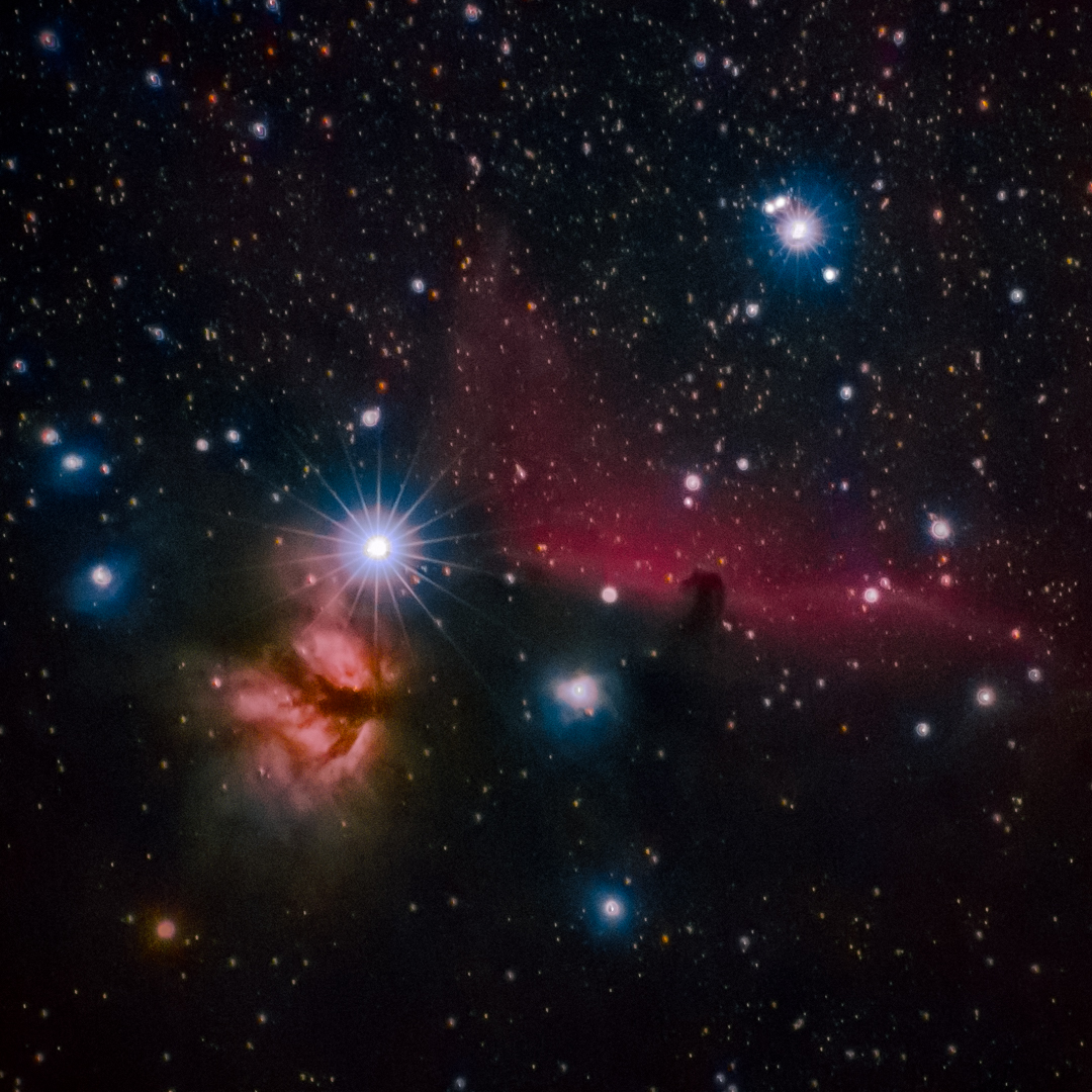 Flame and Horsehead #Nebula