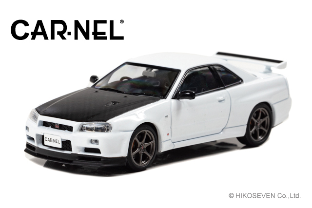 joshinweb's tweet photo. CAR-NEL「1/43 日産 スカイライン GT-R VspecII N1 (BNR34) 2000 White」ご予約受付中❗

▼ご予約はこちら
https://t.co/bNCbraGCpC
⇒1月～2月頃 発売予定

#日産
#R34スカイライン
#VspecII https://t.co/ap8e9xqipD