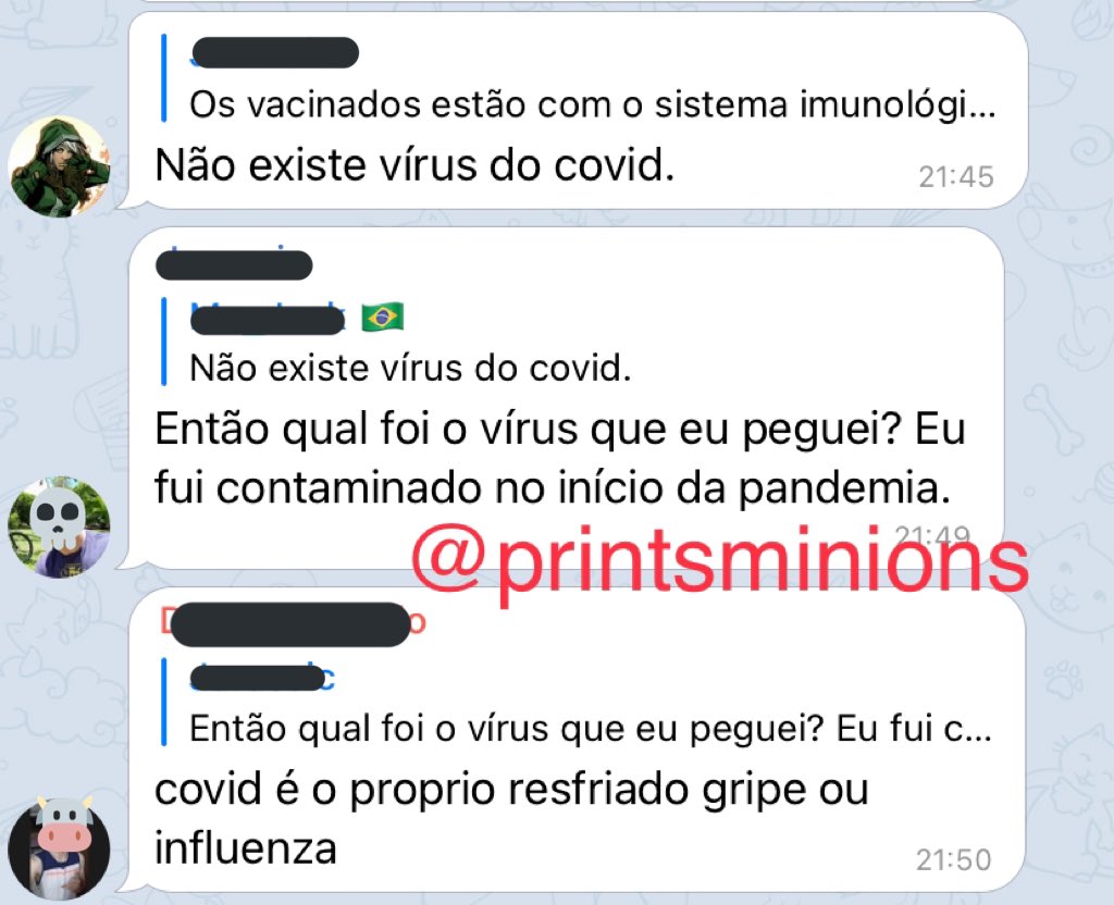 printsminions's tweet photo. bolsonaristas tendo conversas de alto nivel 

vocês podem imaginar qual foi a resposta do "doutor" https://t.co/B1owE6xCeS