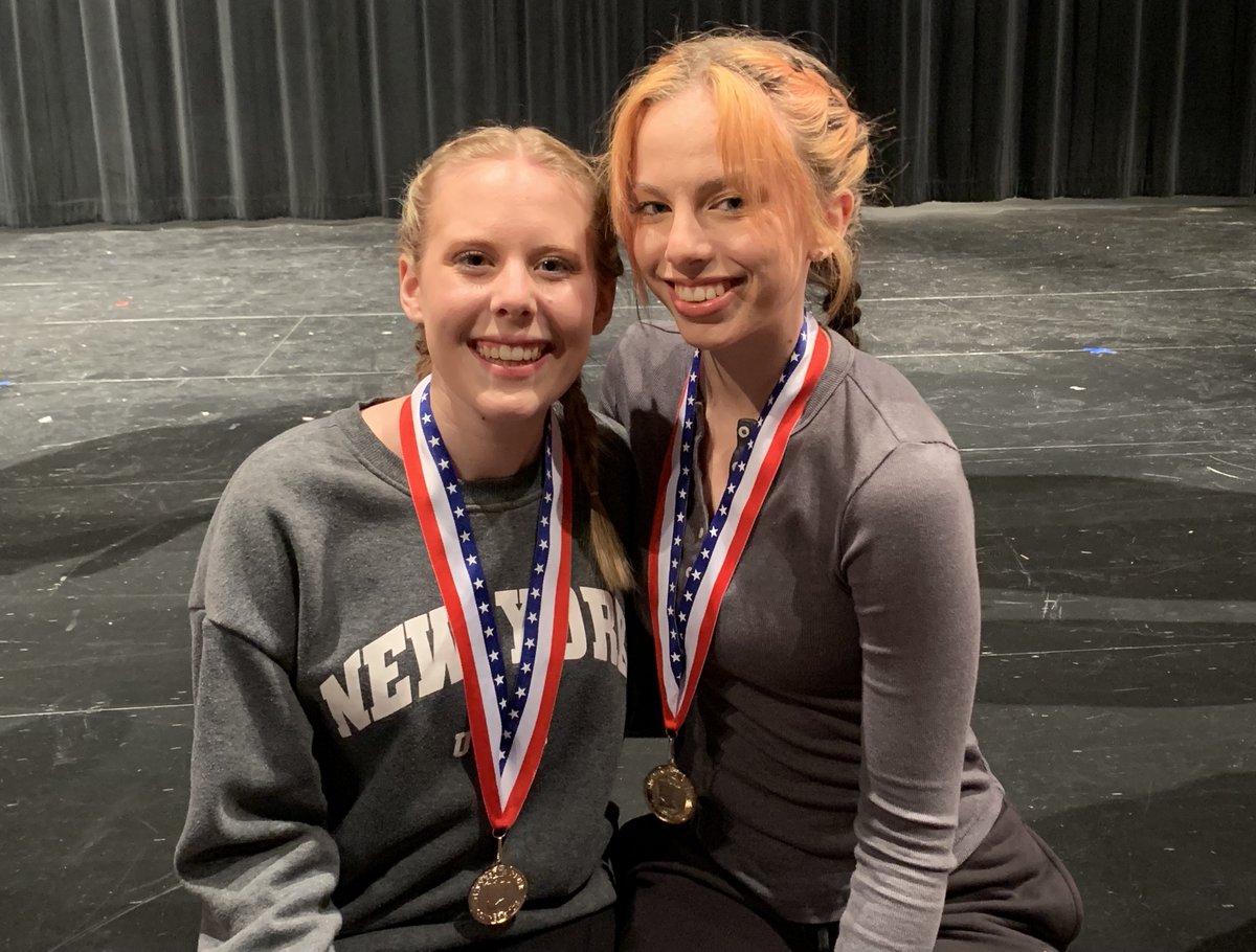 mayerlutheran's tweet photo. Congratulations to Elsa McCarty and Allie Rasmussen for being named All-Conference at the MN River Conference One Act Play Festival today at Le Sueur-Henderson High School! #mayerlutheran #OneActisaClassAct #dramarocks https://t.co/OA8cWrerO2
