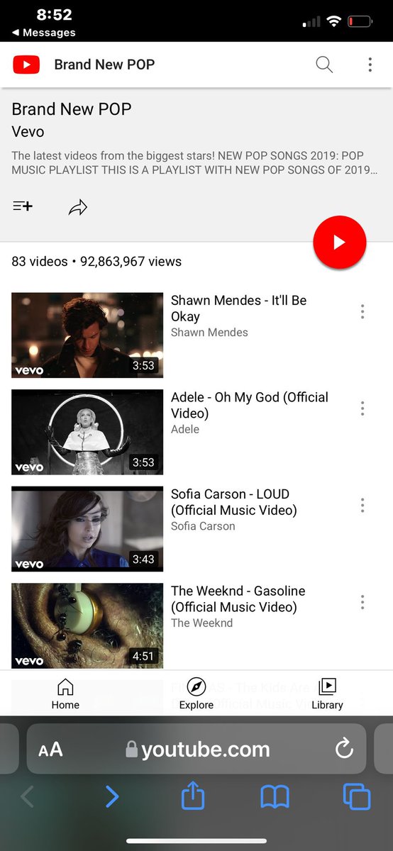 I love you <a href="/Vevo/">Vevo</a> 🦋

youtube.com/playlist?list=…