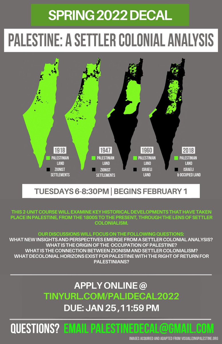 Applications for the Palestine Decal are open!

There will also be time allotted to break fast and pray during Ramadan, as well as social distancing. Apply at tinyurl.com/palidecal2022