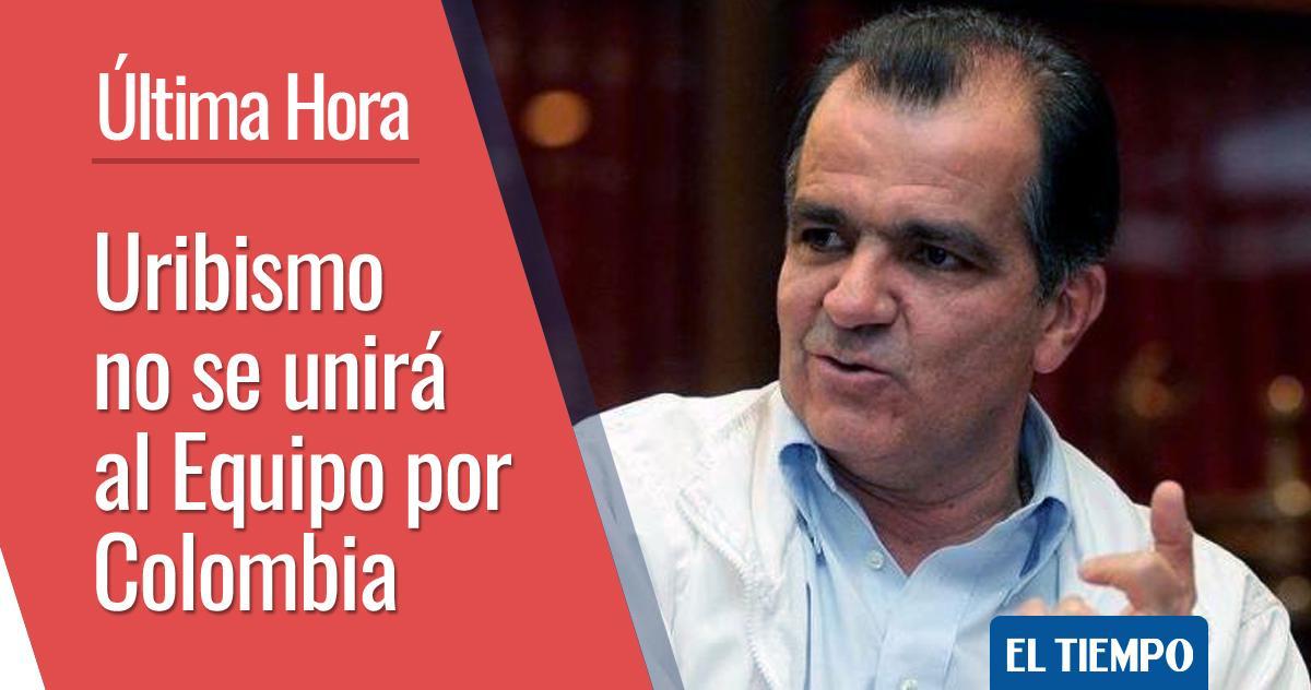 ELTIEMPO's tweet photo. 🚨 ATENCIÓN 🚨 Óscar Iván Zuluaga y Álvaro Uribe anuncian que no se unirán al Equipo por Colombia.

Acá los detalles ► https://t.co/kFzdi00Q3W https://t.co/JaUrMRc5Uu