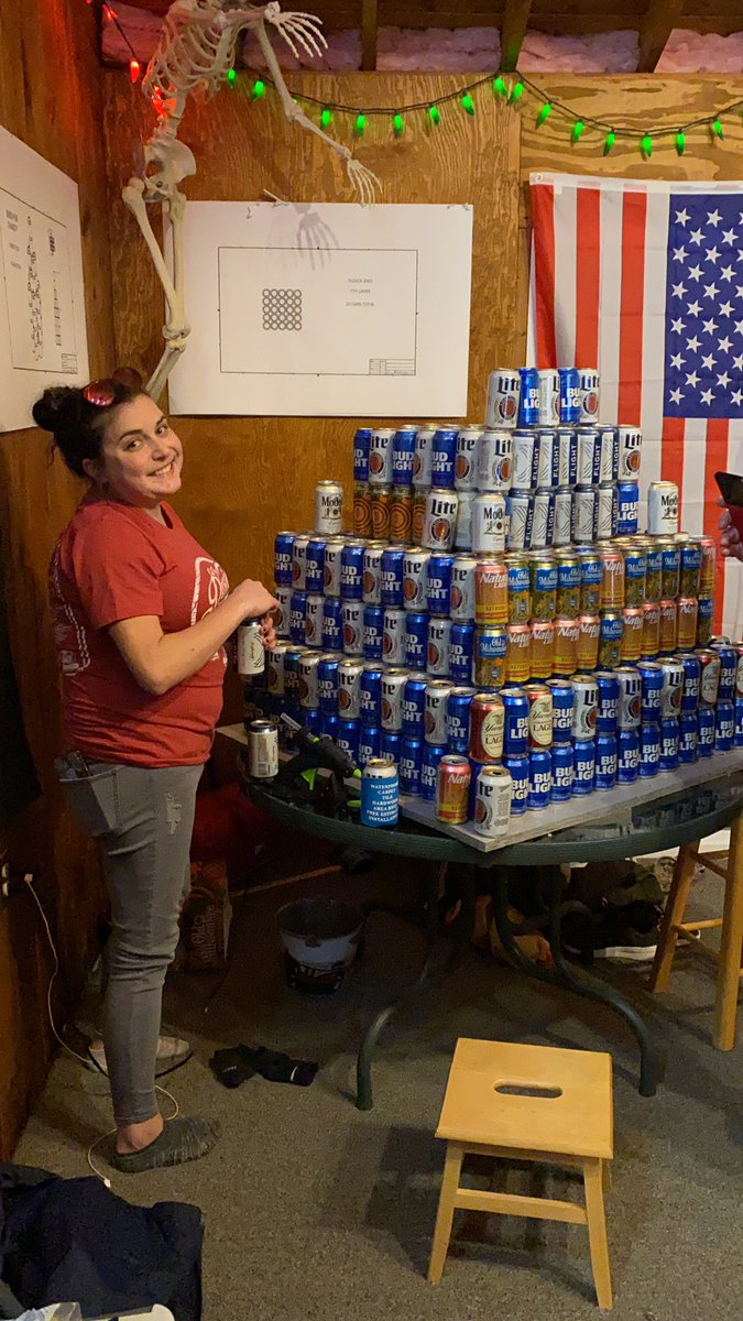 clintonwilson07's tweet photo. Structural engineer(@007shellbee700) for @BeerForCharity  has kicked it into over drive as we are trying to finish before the A-main push. 138 beers remain! @FloRacing @RacinBoys @KalebHart83 https://t.co/H8bo5MrvDj