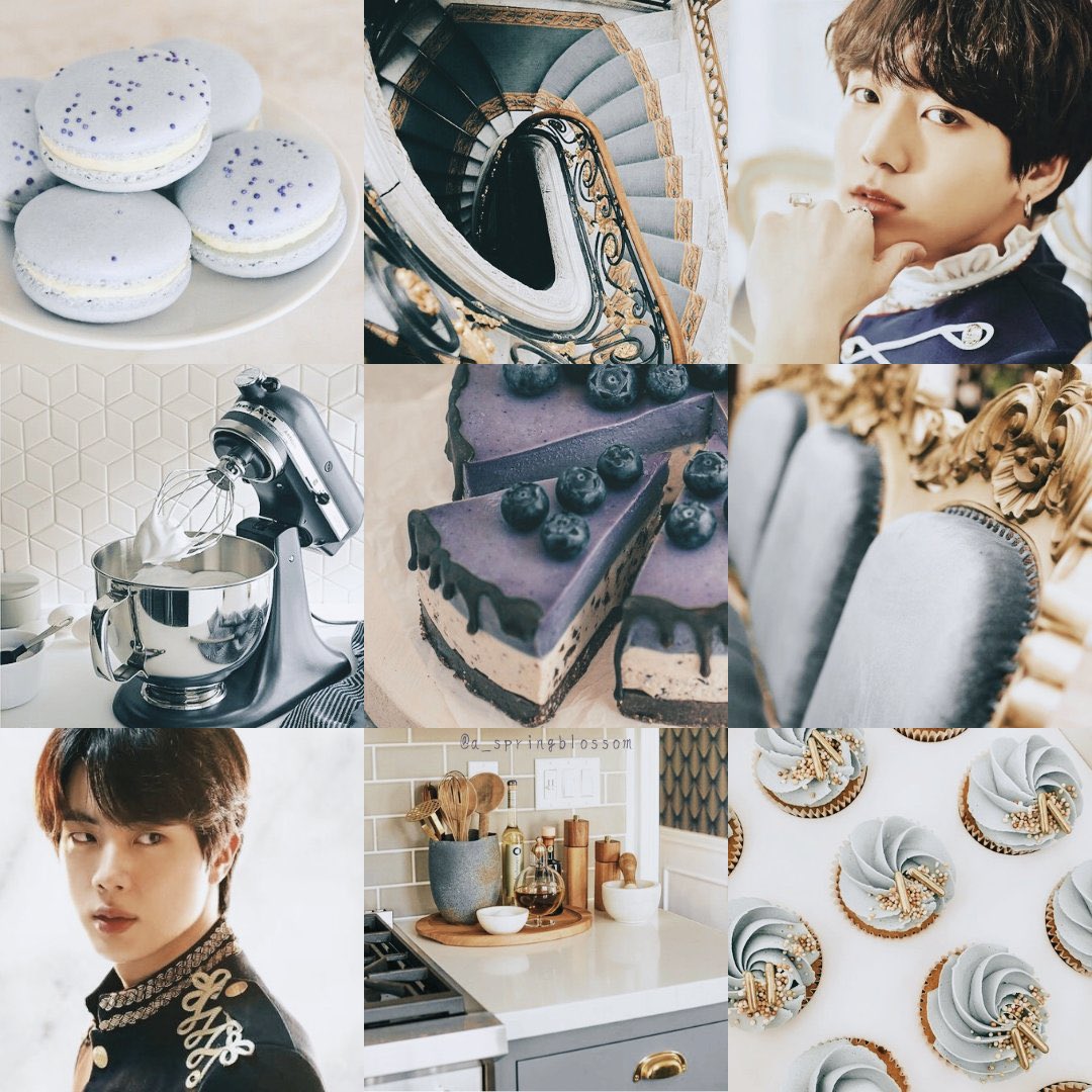 How about blueberry cake?
Jinkook au • #Jinkookau

🌸 chef!seokjin
🌸 prince!jungkook
🌸 Prince Jungkook loves chef Seokjin’s cakes
🌸 softness and sweetness
🌸 for <a href="/seokjinfest/">seokjin fest 🤍</a> 
🌸 for <a href="/SFWbtsbingo/">sfw bts bingo 🍄🌿</a> 
🌸 moodboard by <a href="/a_springblossom/">Lo ⓥ || a spring day 🌸 - mostly ia</a> 

archiveofourown.org/works/36088255