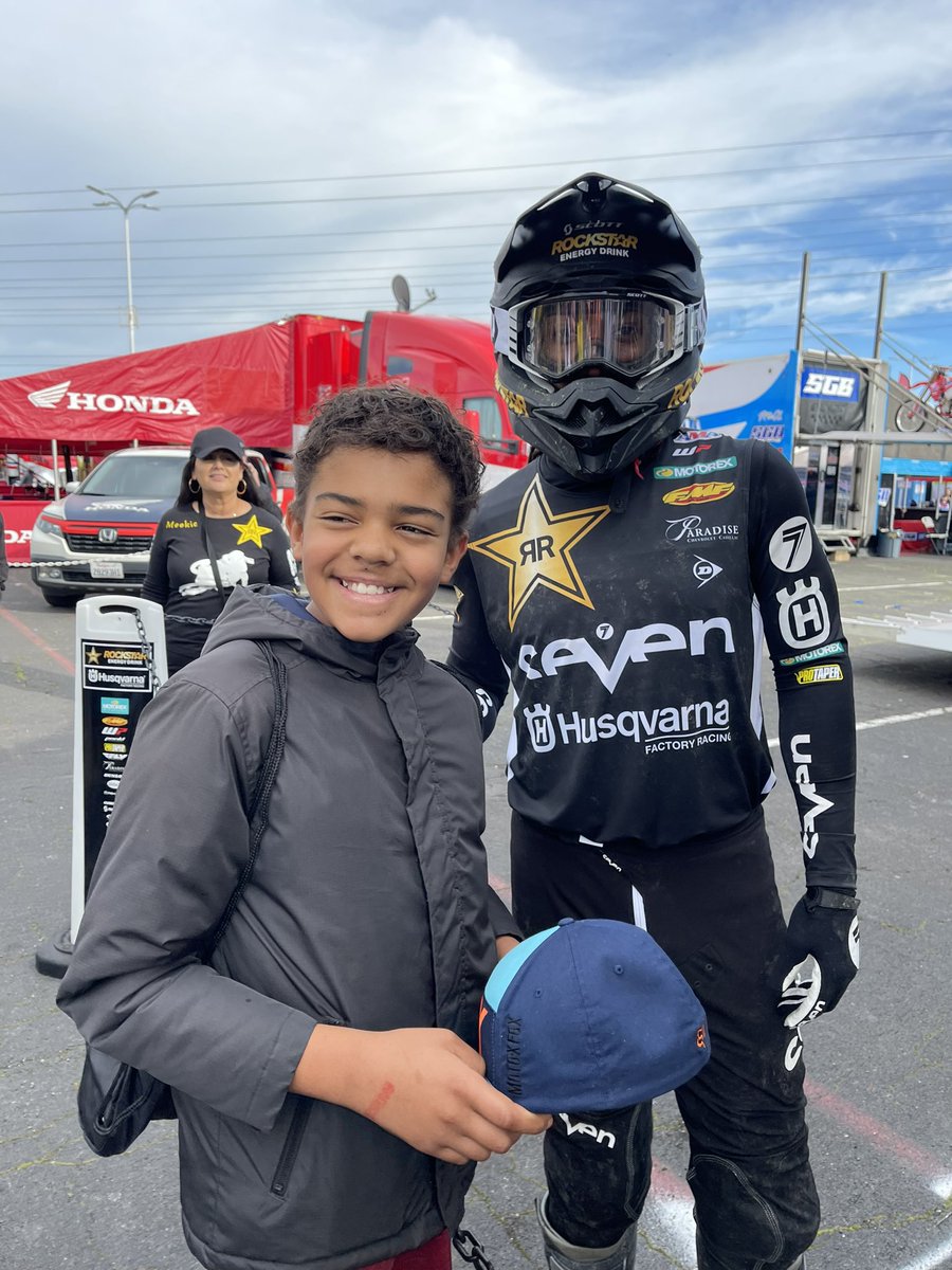 Meeting Malcolm!!!  #supercross2022