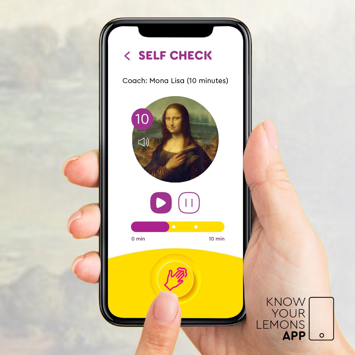 knowyourlemons's tweet photo. Mona Lisa is your #selfexam coach on the free #knowyourlemons APP!
In these uncertain times, make sure to look after yourself. Regular #selfexams and keeping up with your #mammograms should be a priority. Let our app remind you to do both! Download today!
#Corona #breasthealth https://t.co/Mbmtr4WcGt