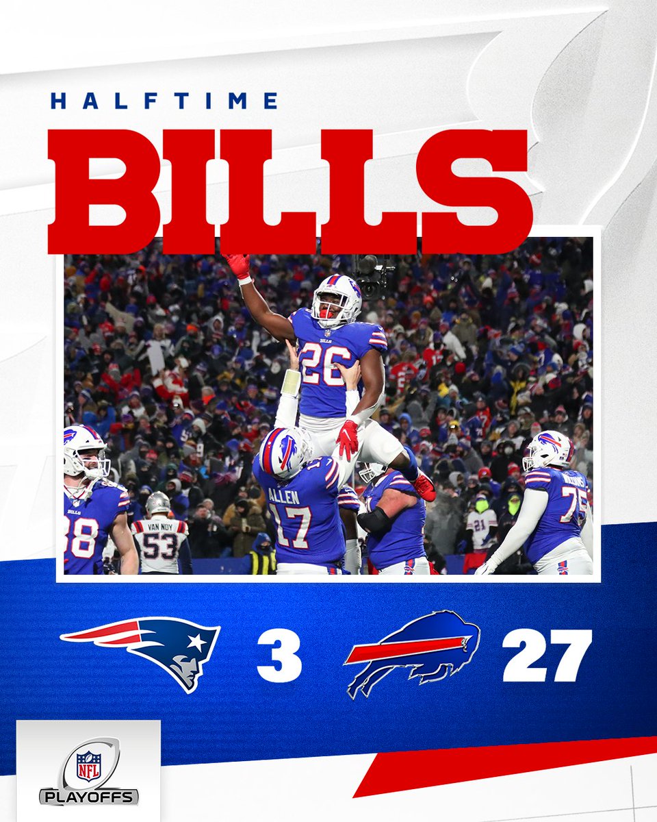 Nothing cold about that half. 

#NEvsBUF | #BillsMafia