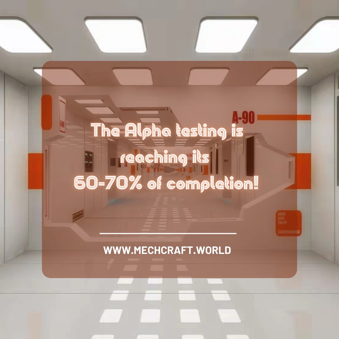 MechcraftWorld's tweet photo. 📢Good news!📢
60-70% of completion!!
We are in the second phase of the alpha testing and it will be done by the quality assurance team!! 

#gamefi #nft #playtoearn #P2E #pvp #blockchain #cryptocurrency #crypto #ethereum #eth #busd #bnb #alpha https://t.co/ebxNKHSaMd