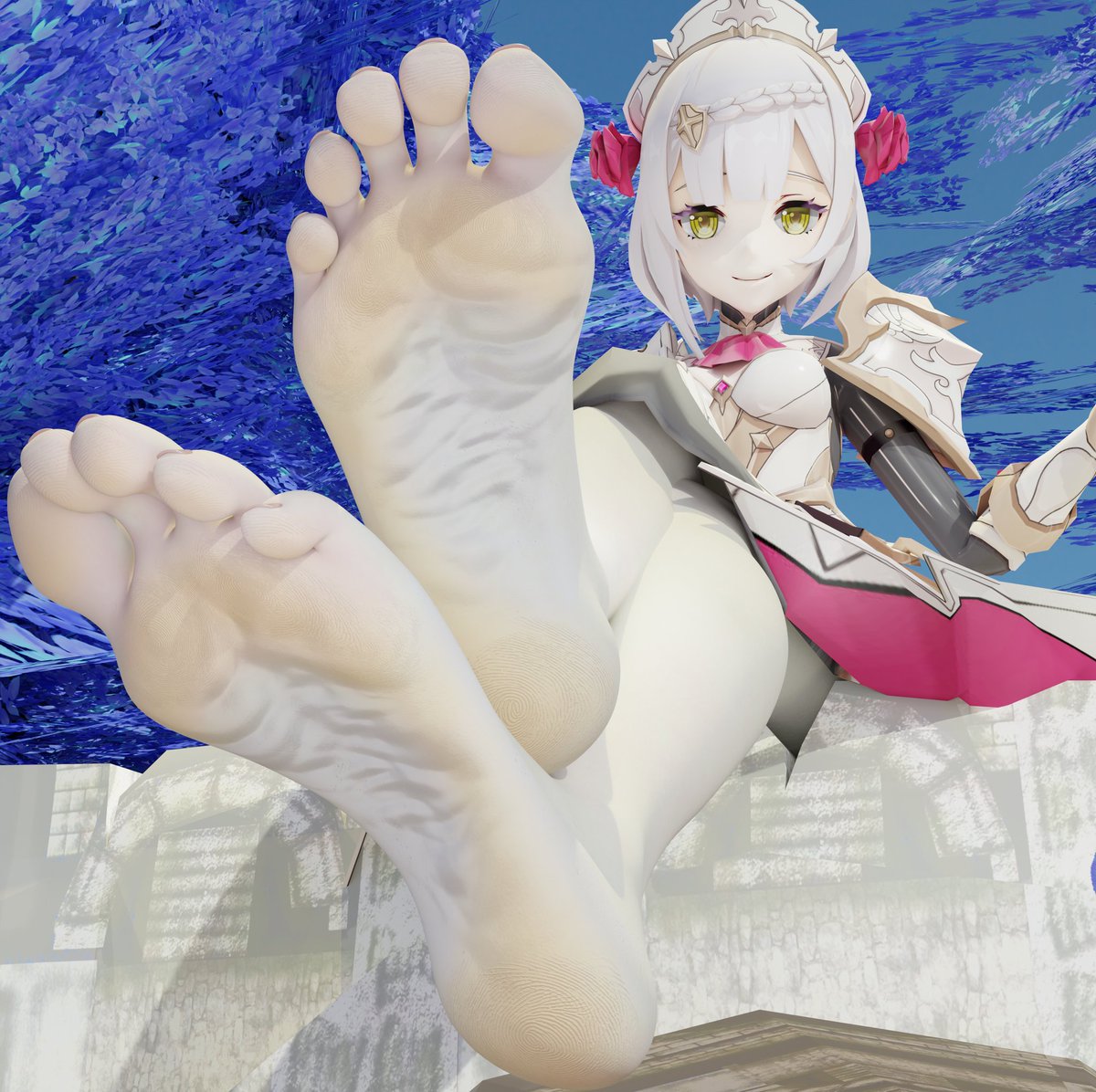 Another rendering with our favorite maid!#MMD #Feet #sizeTwitter #Soles #so...