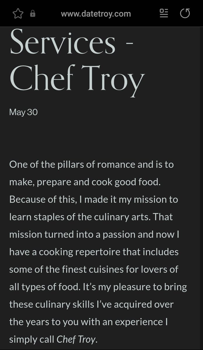 TroyAssmistadi's tweet photo. I spent the day in the kitchen in order to prepare this dinner for my date (my mom) & I! Not a single spice or herb in sight. That's Chef Troy's way.
I called this dish: the Panty Dropper
What do you think, @GordonRamsay?
#ChefTroy #DateTroy #CulineryArts #gigoloceleb https://t.co/8JSFXcR5QI