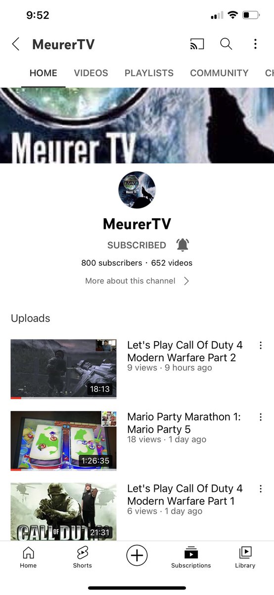 MeurerTv's tweet photo. Today, I’ve reach 800 Subscribers! Thank you everyone for subscribing to this Channel. We’re starting the year on a hot note! We keep growing together! 200 more for 1,000 https://t.co/5OLIRdlFZl