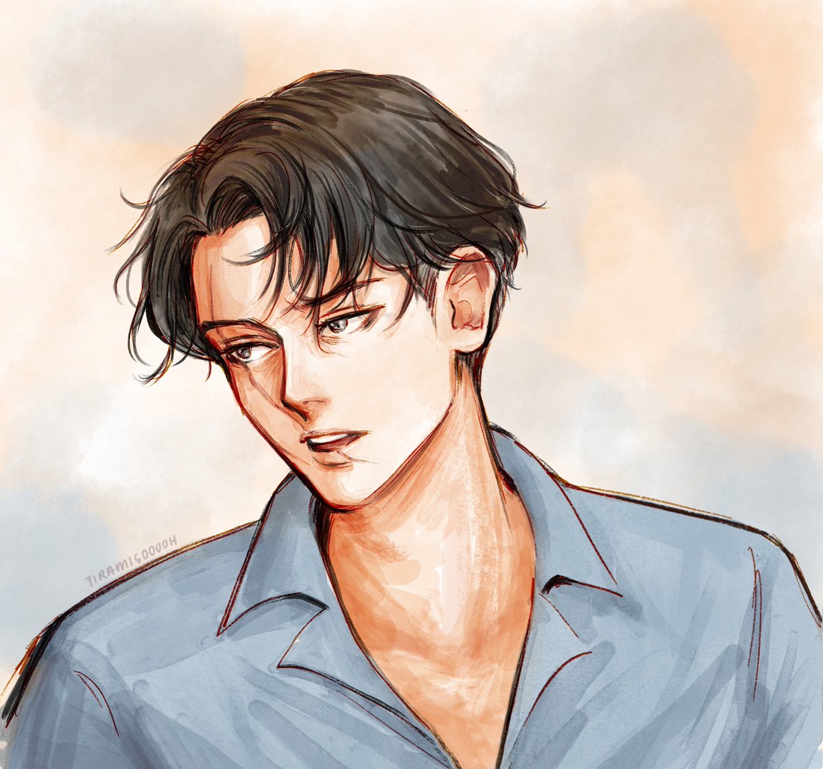 tiramisooooh's tweet photo. he needs rest :( #leviackerman #aot https://t.co/HvT8sAE2Sg