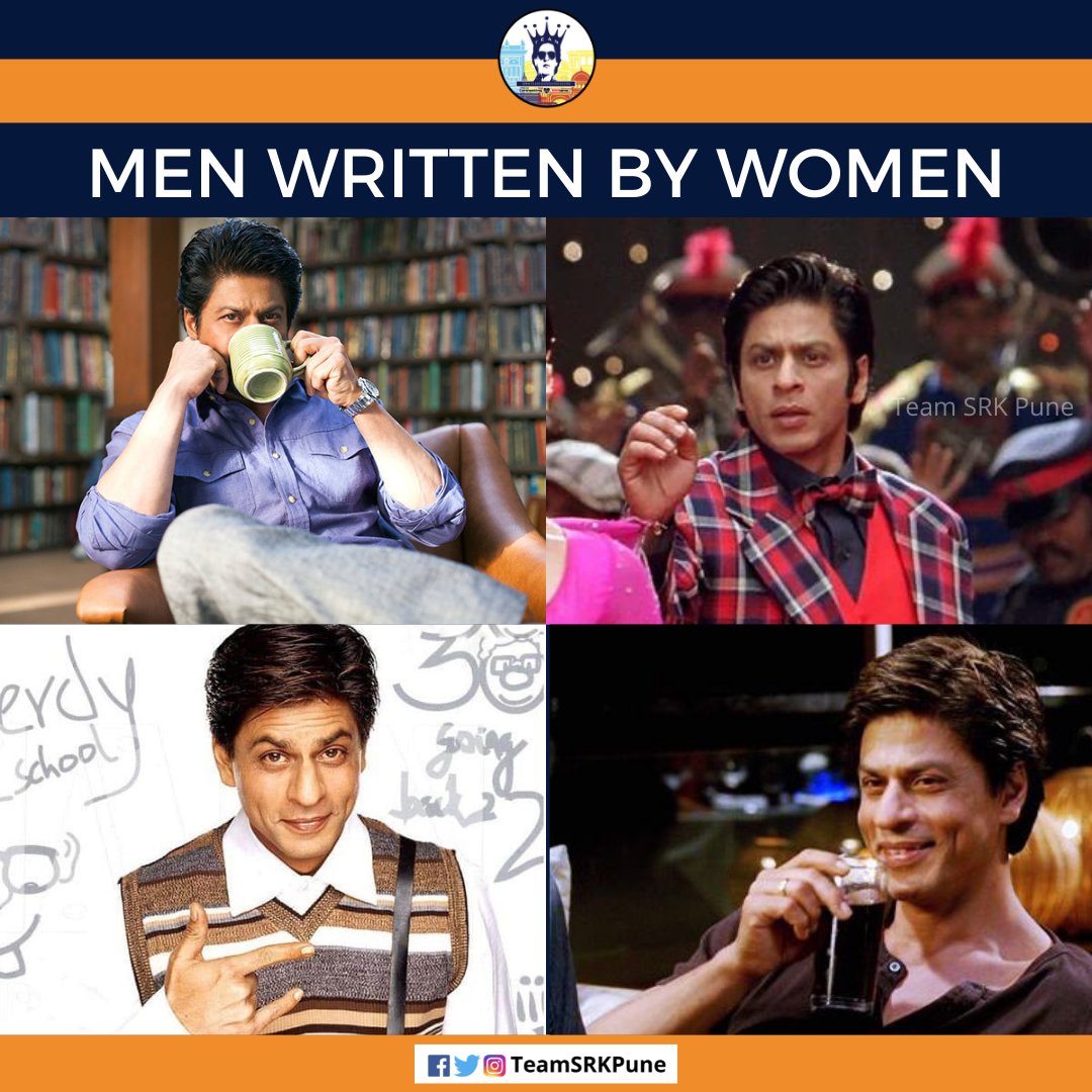 Men Written by Women ❤️

#ShahRukhKhan #SRK #women #bollywood #Menwrittenbywomen #FarahKhan #ZoyaAkhtar #GauriShinde #DearZindagi #Onshantiom #Luckbychance #MainHoonNa