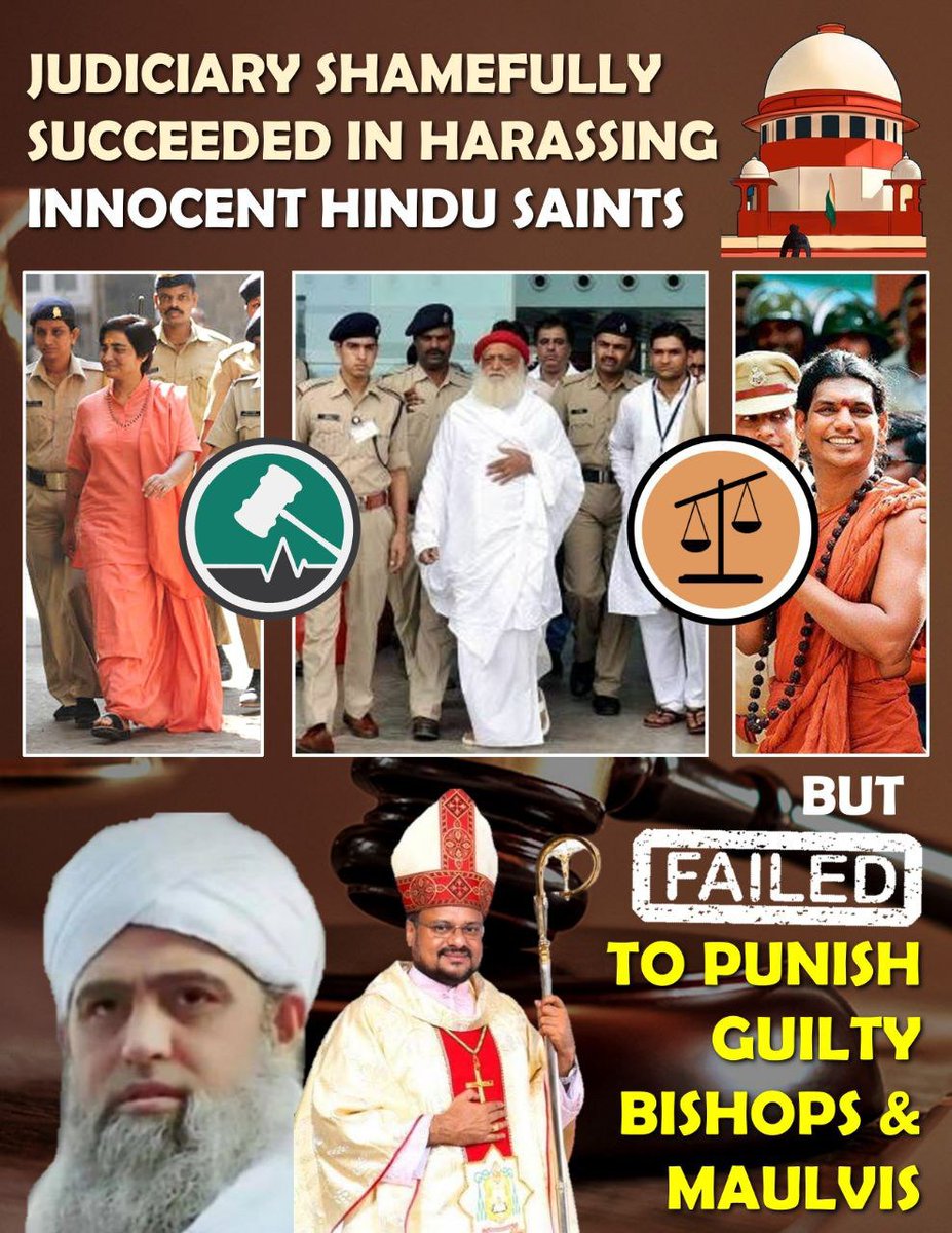 <a href="/Live_Hindustan/">Hindustan</a> Sant Shri Asharamji Bapu is totally innocent. 
We all know that but now some more actors and actresses who committed crime are released. why ?
#BishopVsAsharamBapuCase