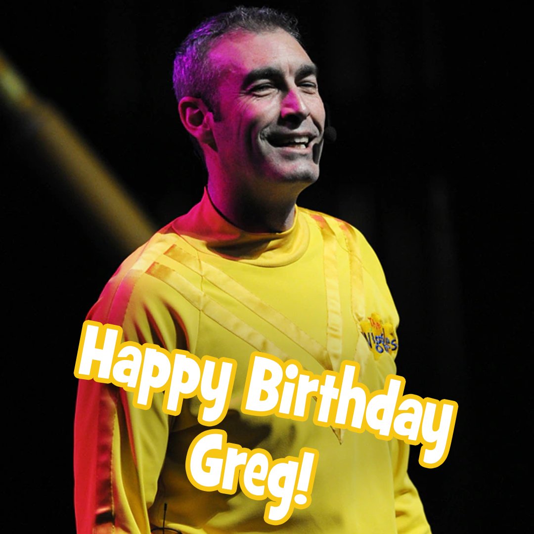 We want to wish our OG Yellow Wiggle, Greg Page, a very Happy Birthday!    