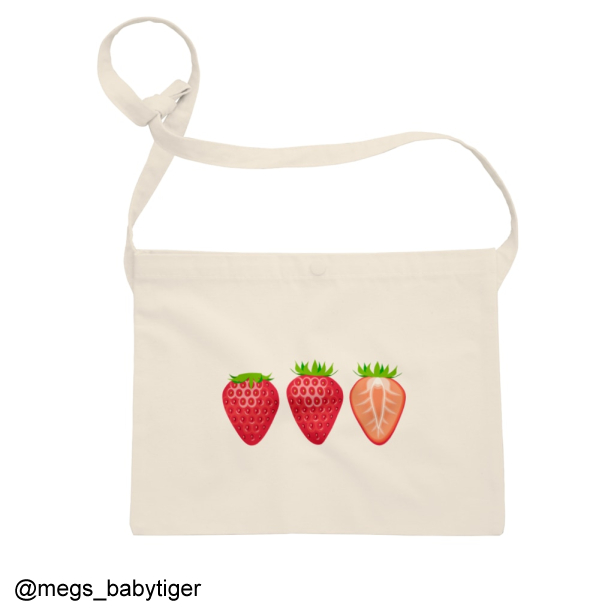 Twitter এ 斎木メグ Illustrator Babytiger の イチゴ グッズ追加しました トートバッグとサコッシュは新春セール対象商品です Suzuri いちごの日 いいいちごの日 イチゴの日 苺の日 苺の断面図 Illustration イラスト Adobeillustrator T Co