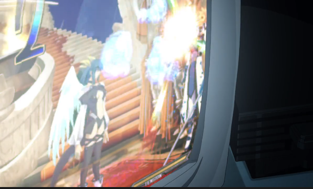 shittyanimedets's tweet photo. In Mushoku Tensei: Jobless Reincarnation (2021), the main character is shown playing the video game Guilty Gear XX in his previous life. This contradicts the fact that he was also a useless, overweight deadbeat, as GGXX players are all gigachads. https://t.co/MPxlckXYMN