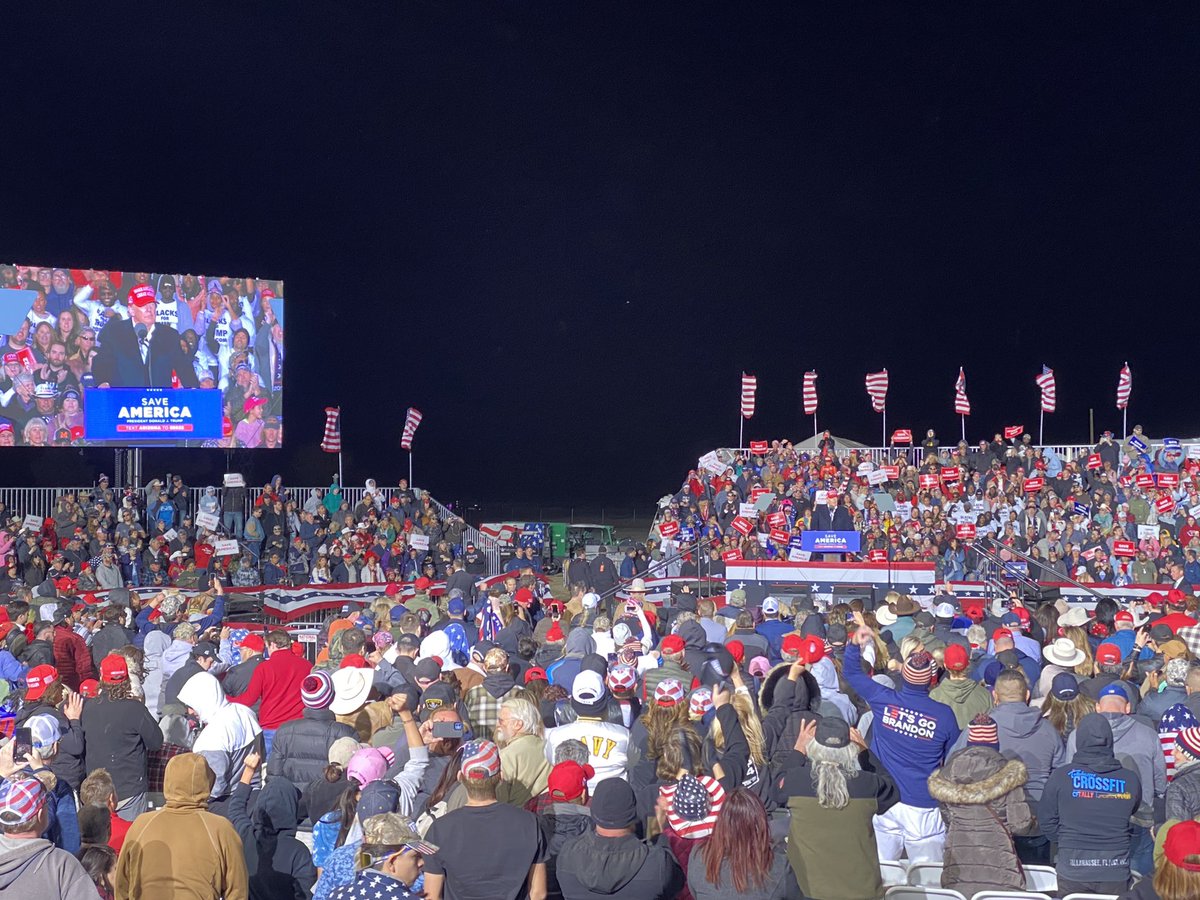 Former President Trump just told crowd he’ll be “staging a comeback the likes of which nobody has seen”