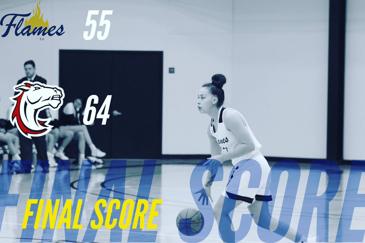 CSMFlamesWBB's tweet photo. It was a hard fought game from our girls today! With all the odds stacked against, they responded well and played a very good game! We’re back at it on Wednesday at 6pm! #committednotinterested #goflames https://t.co/4o7jr7jB3a