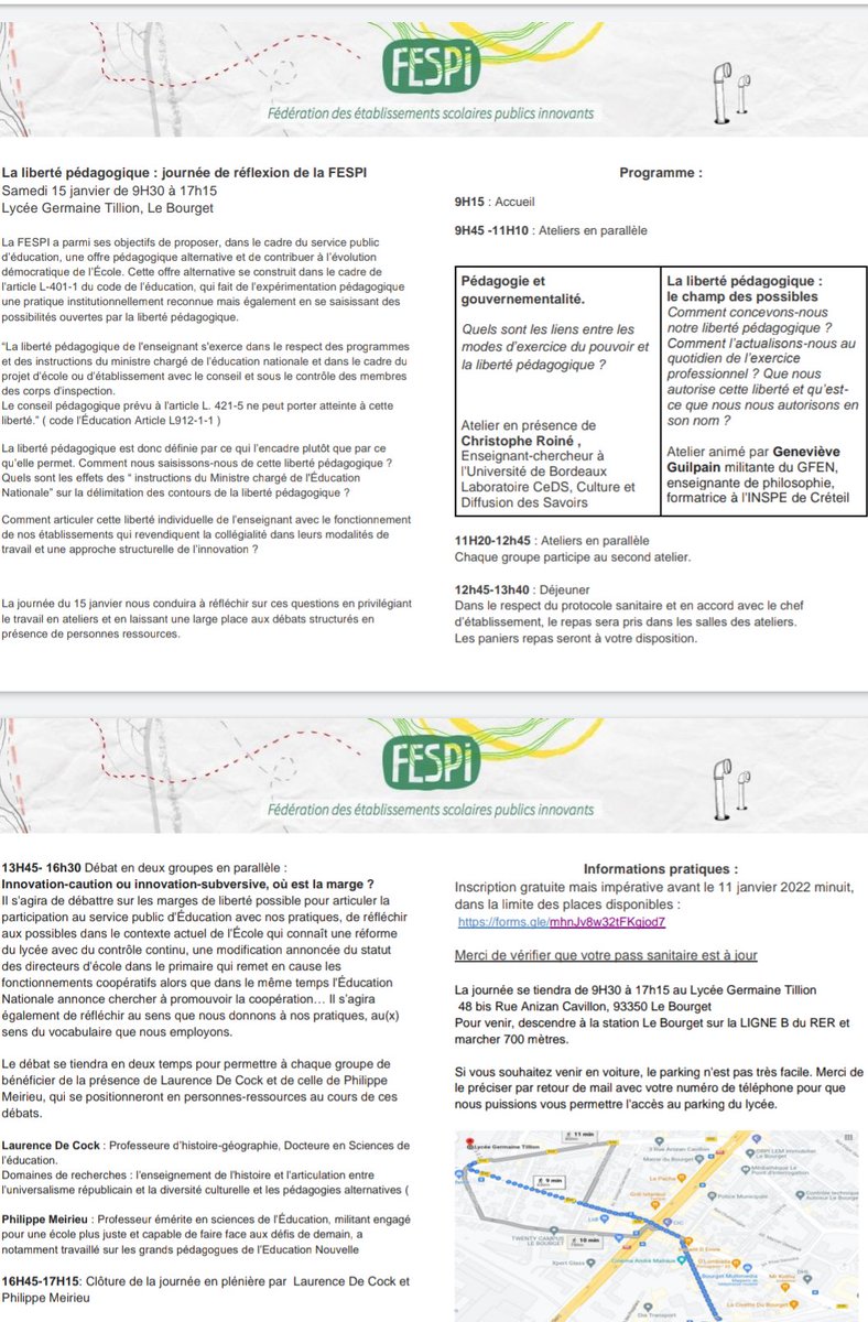 FESPIPOOL's tweet photo. #fespi avec le programme https://t.co/dbVrXb1Igz