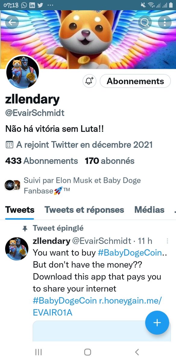 jogo_mireille's tweet photo. @EvairSchmidt @elon75musk #baby #doge https://t.co/MjsohE6YAH