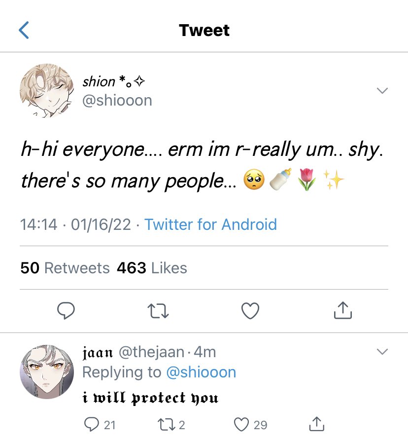 624sun_'s tweet photo. shion and jaan one tweet au https://t.co/VdT0gJpQzK