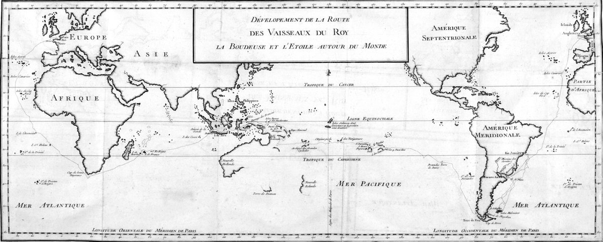 Born today in 1740, Jeanne Baret accompanied 
disguised herself as a man to circumnavigate the globe  with Bougainville's voyage.  They collected over 6000 plant specimens, one of which is held at <a href="/NYBG/">New York Botanical Garden</a>.