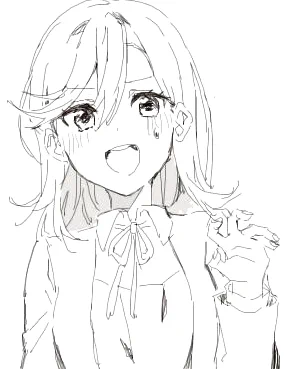 これは少し前に絵チャで描いた
ラブライブスーパースターの子達 