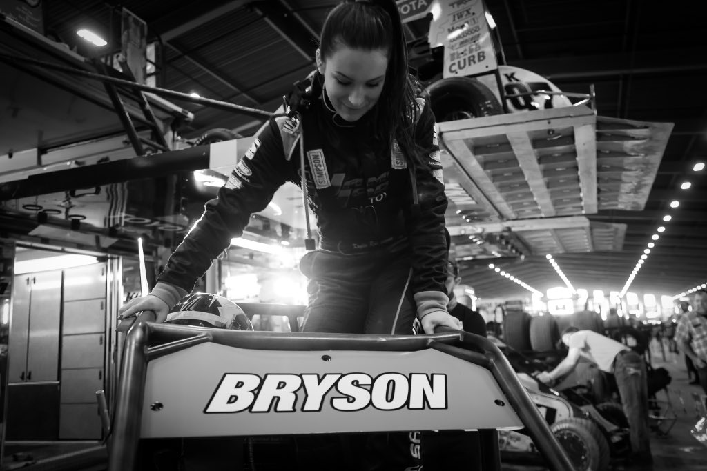 DB3Inc's tweet photo. Congrats @kaylee11b on making @cbnationals history! First female to ever make the A-Main. #ChiliBowl2022 https://t.co/iy9OCJBzp5