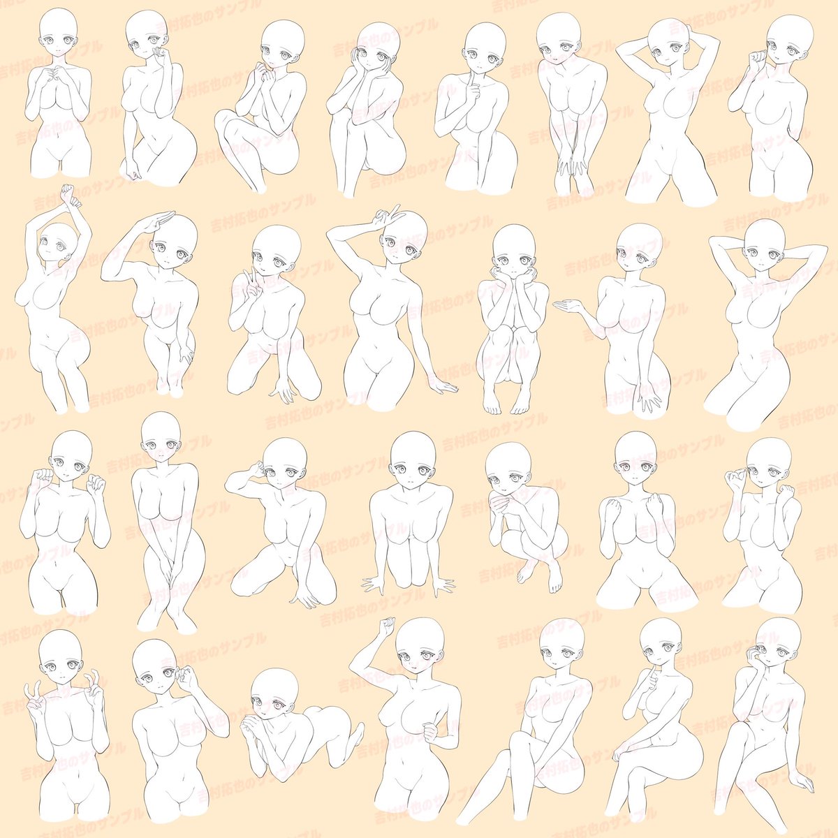 【女の子のバストアップ素材👩🏻】
発売スタートです‼️

🔻素材の特徴🔻
「女の子の腰から上のポーズ」を専門に作ったポーズ集です📔

特に「顔と胴体をメインに絵を描きたいとき」の構図に最適!

あとは「髪型と洋服」を
自分好みに加筆するだけで絵が描ける【最強のお助けアイテム素材】です📖✨ 